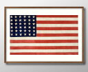 アメリカ 星条旗 スター 国旗 A3 サイズ ポスター アート おしゃれ 絵画 インテリア 北欧 イラスト マット紙 艶消し アートパネル 額 フレーム デザイ...