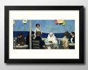エドワード ホッパー Soir Bleu A3 サイズ ポスター アート おしゃれ 絵画 インテリア 北欧 イラスト マット紙 艶消し アートパネル 額 フレーム デザイン 壁掛け ギフト 新築祝い ディスプレイ 速達 送料無料