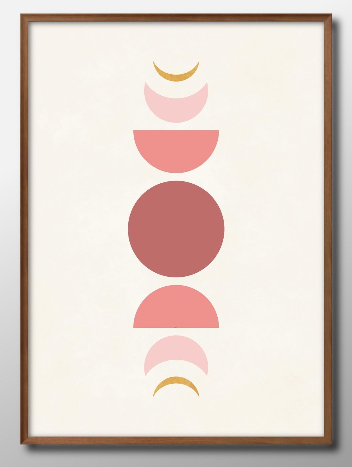 モダン 北欧 月 A3 サイズ ポスター アート おしゃれ 絵画 インテリア 北欧 イラスト マット紙 艶消し アートパネル 額 フレーム デザイン 壁掛け ギ...