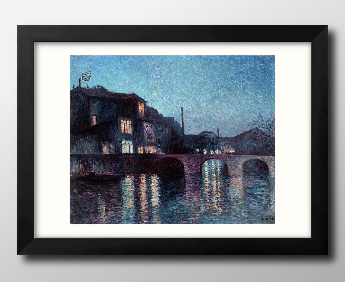 マクシミリアン リュス The River Sambre in Charleroi A3 サイズ ポスター アート おしゃれ 絵画 インテリア 北欧 イラスト ...