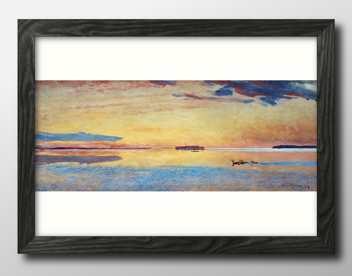 ブルーノ リリエフォッシュ A3 サイズ ポスター アート おしゃれ 絵画 インテリア 北欧 イラスト マット紙 艶消し アートパネル 額 フレーム デザイン 壁掛け ギフト 新築祝い ディスプレイ 速達 送料無料(3)