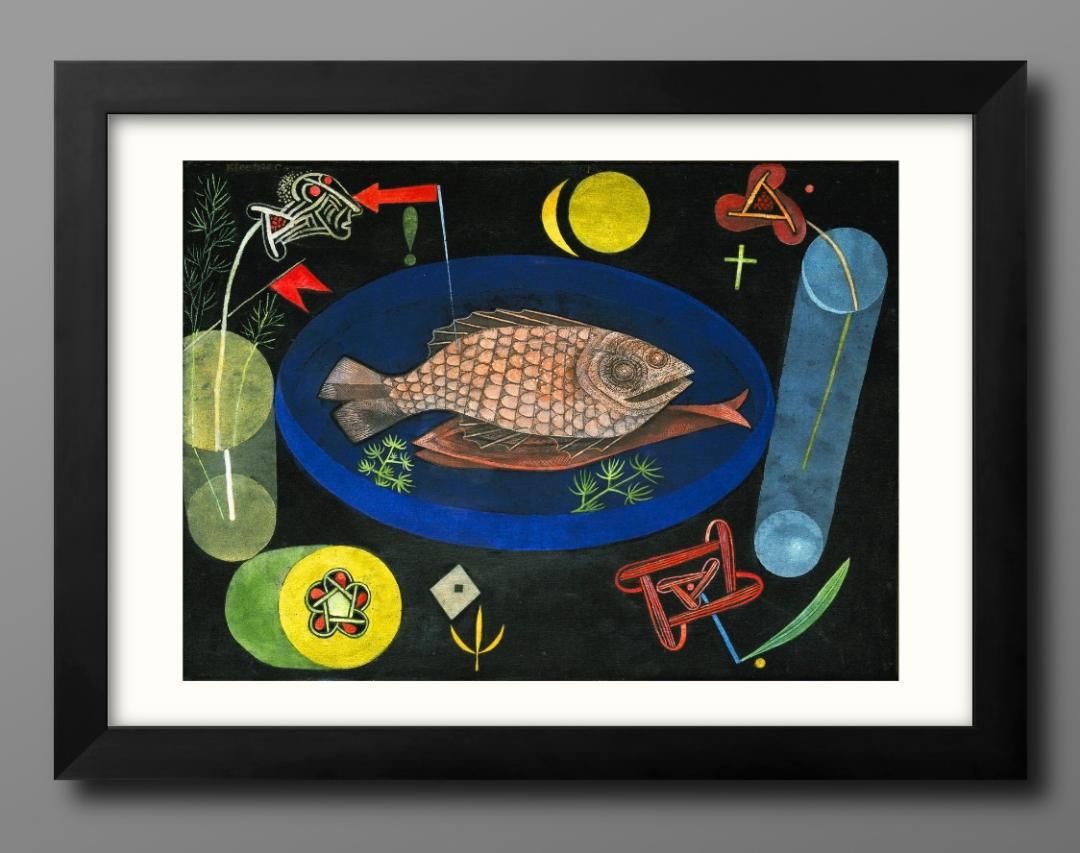 パウル クレー A3 サイズ ポスター アート おしゃれ 絵画 インテリア 北欧 イラスト マット紙 艶消し アートパネル 額 フレーム デザイン 壁掛け ギフ...