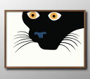 ブラック パンサー A3 サイズ ポスター アート おしゃれ 絵画 インテリア 北欧 イラスト マット紙 艶消し アートパネル 額 フレーム デザイン 壁掛け ...