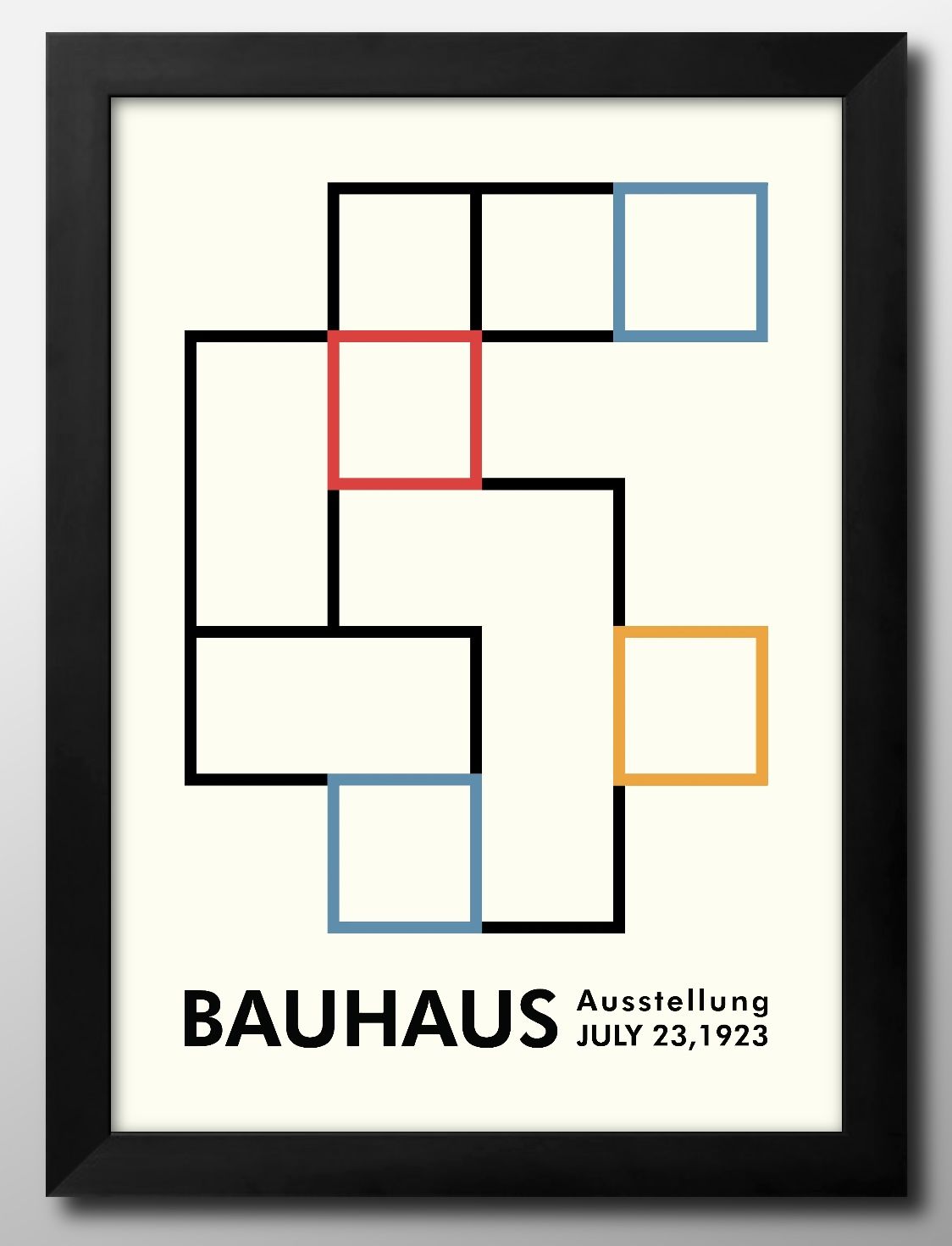バウハウス BAUHAUS A3 サイズ ポスター アート おしゃれ 絵画 インテリア 北欧 イラスト マット紙 艶消し アートパネル 額 フレーム デザイン ...