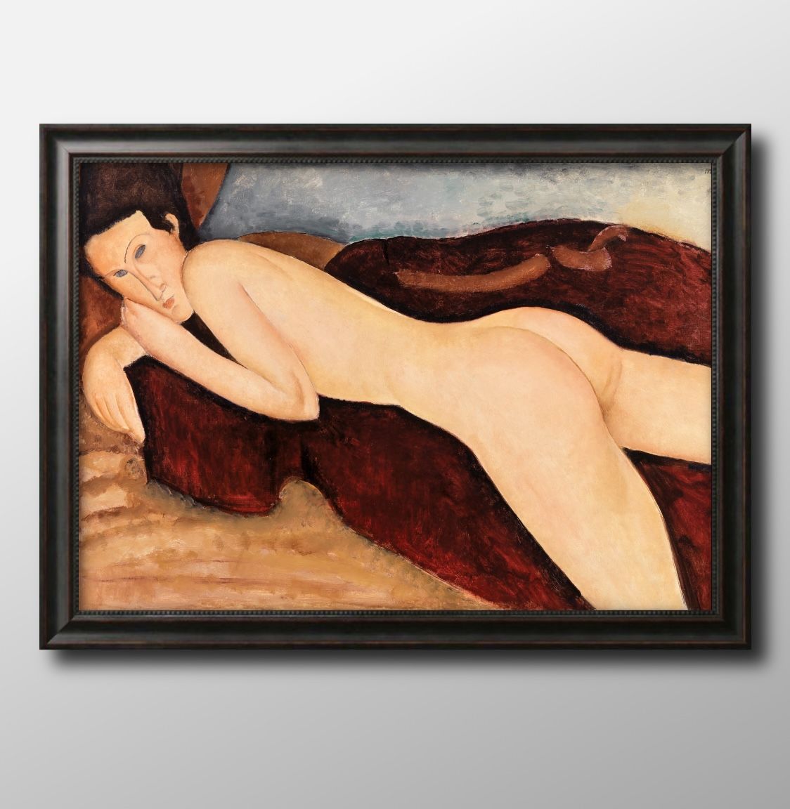 アメデオ モディリアーニ A3 サイズ ポスター アート おしゃれ 絵画 インテリア 北欧 イラスト マット紙 艶消し アートパネル 額 フレーム デザイン 壁掛け ギフト 新築祝い ディスプレイ 速達 送料無料