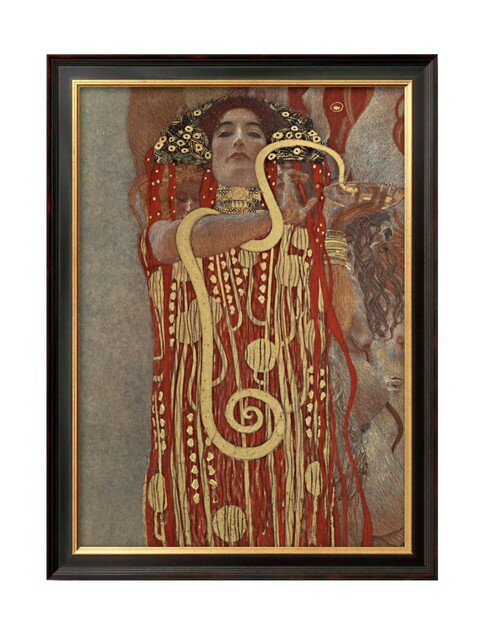 グスタフ クリムト ヒュギエイア A3 サイズ ポスター アート おしゃれ 絵画 インテリア 北欧 イラスト マット紙 艶消し アートパネル 額 フレーム デザ...