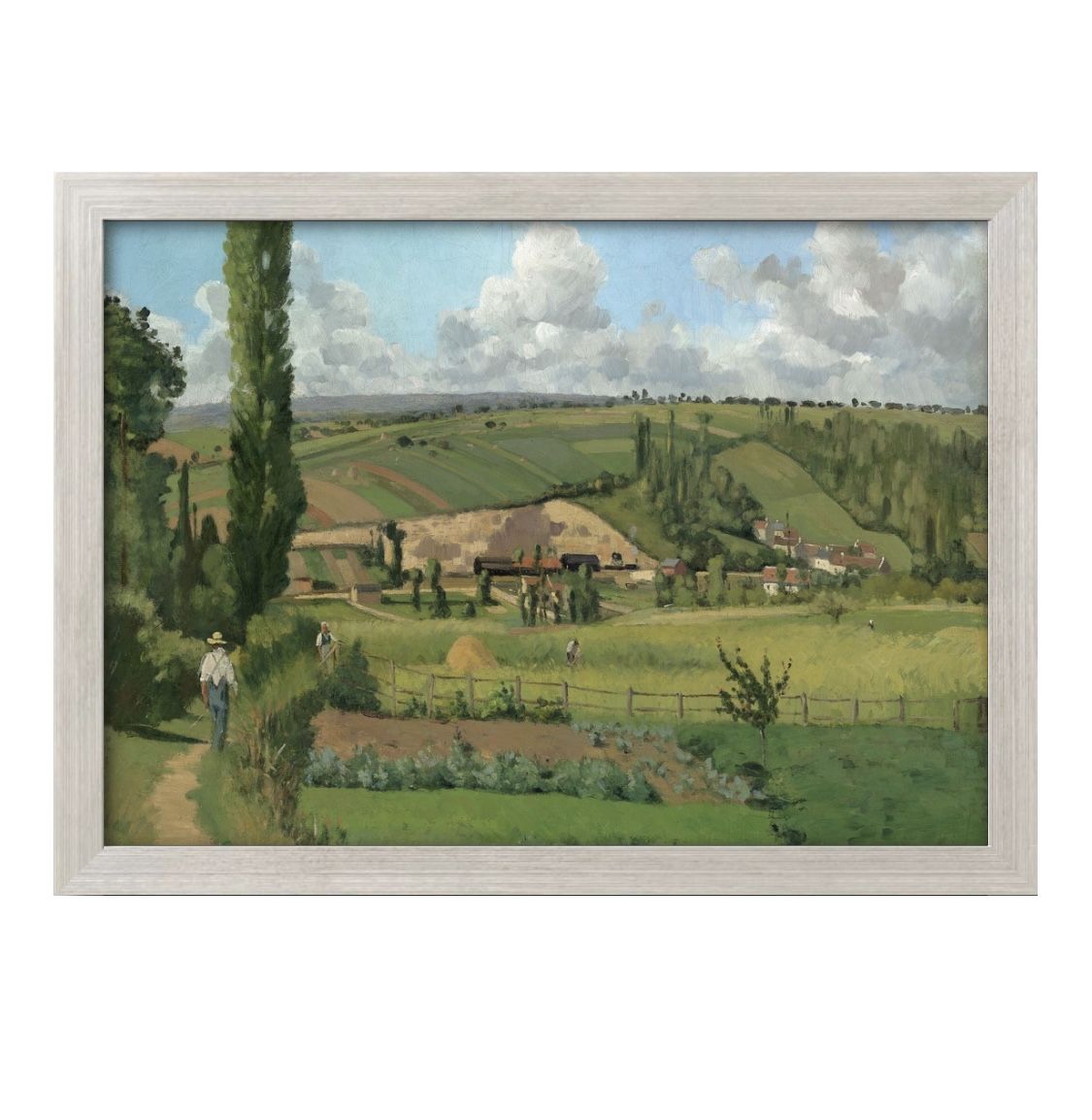 カミーユ ピサロ ポントワーズ、パティの風景 A3 サイズ ポスター アート おしゃれ 絵画 インテリア 北欧 イラスト マット紙 艶消し アートパネル 額 フ...