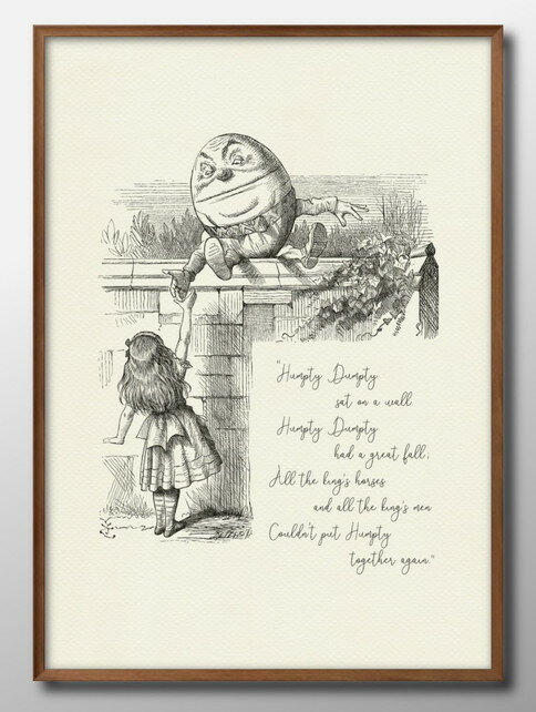 不思議の国のアリス アリス イン ワンダーランド A3 サイズ ポスター アート おしゃれ 絵画 インテリア 北欧 イラスト マット紙 艶消し アートパネル 額...