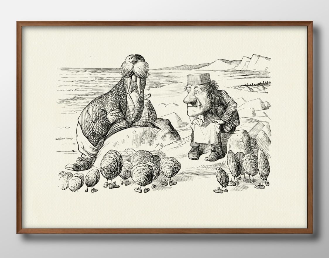 不思議の国のアリス アリス イン ワンダーランド A3 サイズ ポスター アート おしゃれ 絵画 インテリア 北欧 イラスト マット紙 艶消し アートパネル 額...