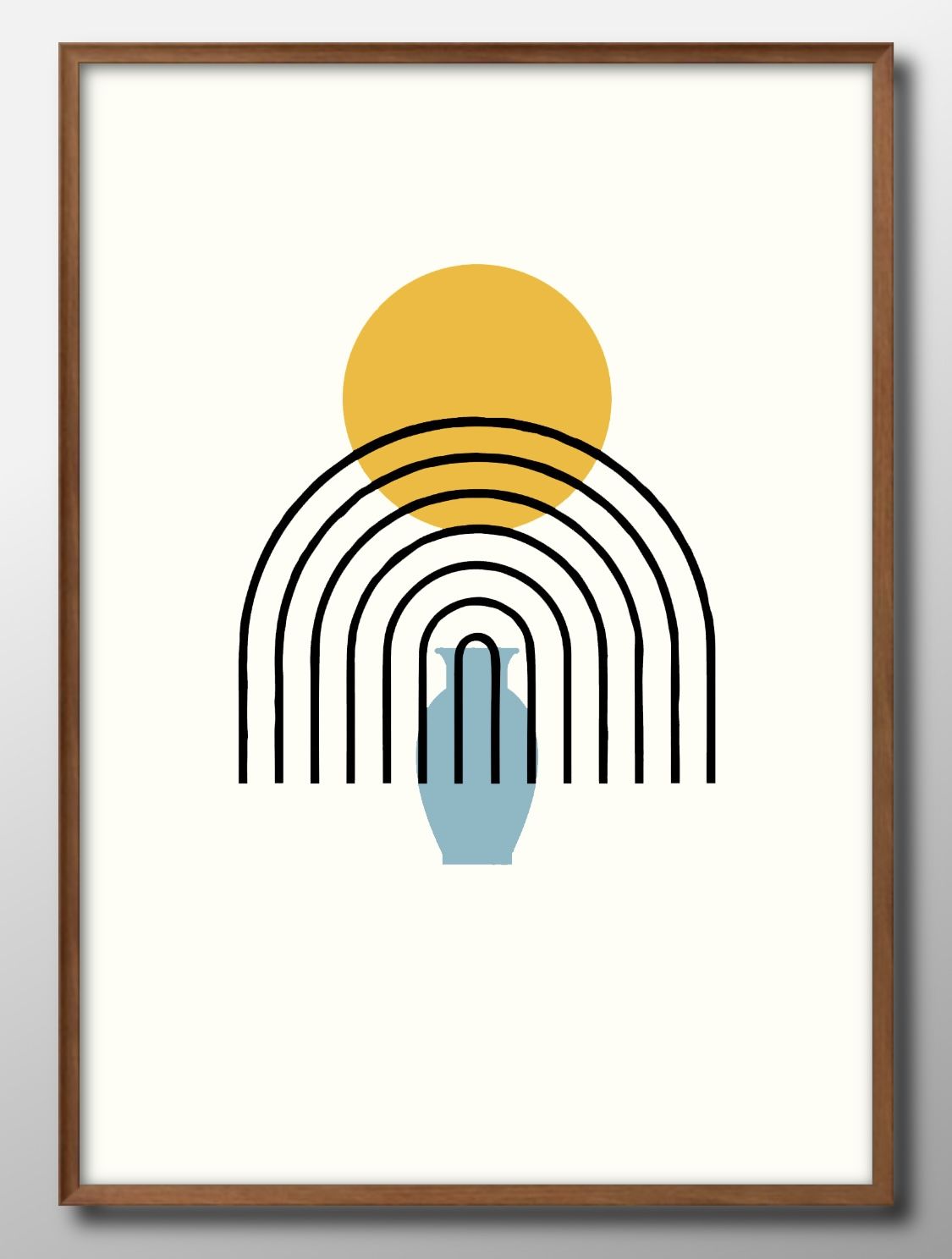 モダン デザイン A3 サイズ ポスター アート おしゃれ 絵画 インテリア 北欧 イラスト マット紙 艶消し アートパネル 額 フレーム デザイン 壁掛け ギ...