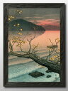 川瀬巴水 A3 サイズ ポスター アート おしゃれ 絵画 インテリア 北欧 イラスト マット紙 艶消し アートパネル 額 フレーム デザイン 壁掛け ギフト 新...