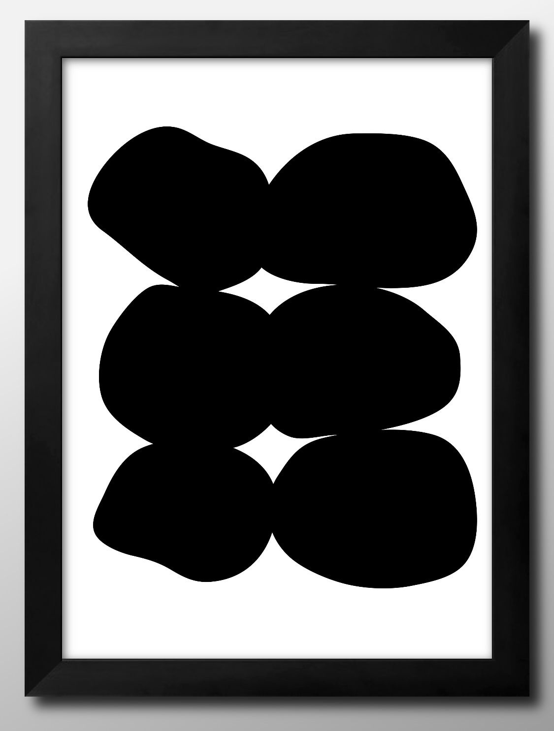 モダンアート ストーン A3 サイズ ポスター アート おしゃれ 絵画 インテリア 北欧 イラスト マット紙 艶消し アートパネル 額 フレーム デザイン 壁掛...