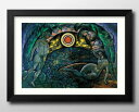 ウラジーミル バラノフ=ロッシーネ アダムとエバ A3 サイズ ポスター アート おしゃれ 絵画 インテリア 北欧 イラスト マット紙 艶消し アートパネル 額...