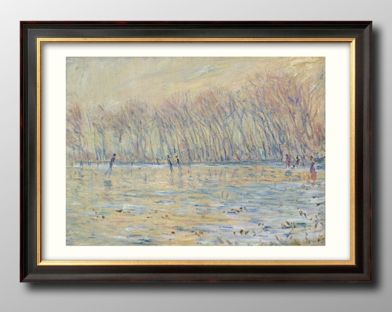   Skaters at Giverny A3  ݥ    ƥꥢ ̲ 饹 ޥåȻ ä ȥѥͥ...