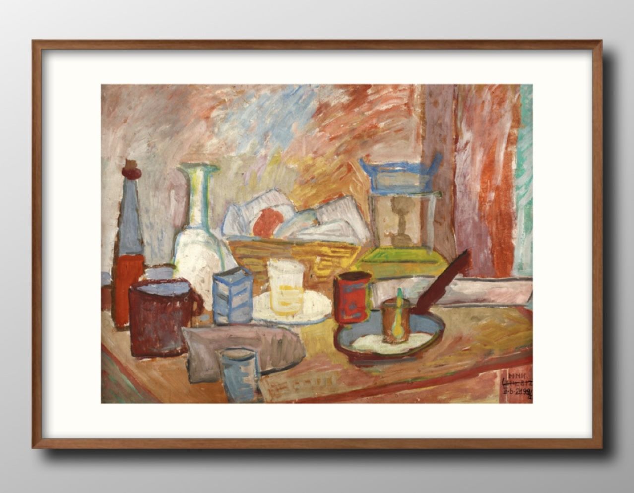 アンドレ ブロンデル Still Life A3 サイズ ポスター アート おしゃれ 絵画 インテリア 北欧 イラスト マット紙 艶消し アートパネル 額 フレ...