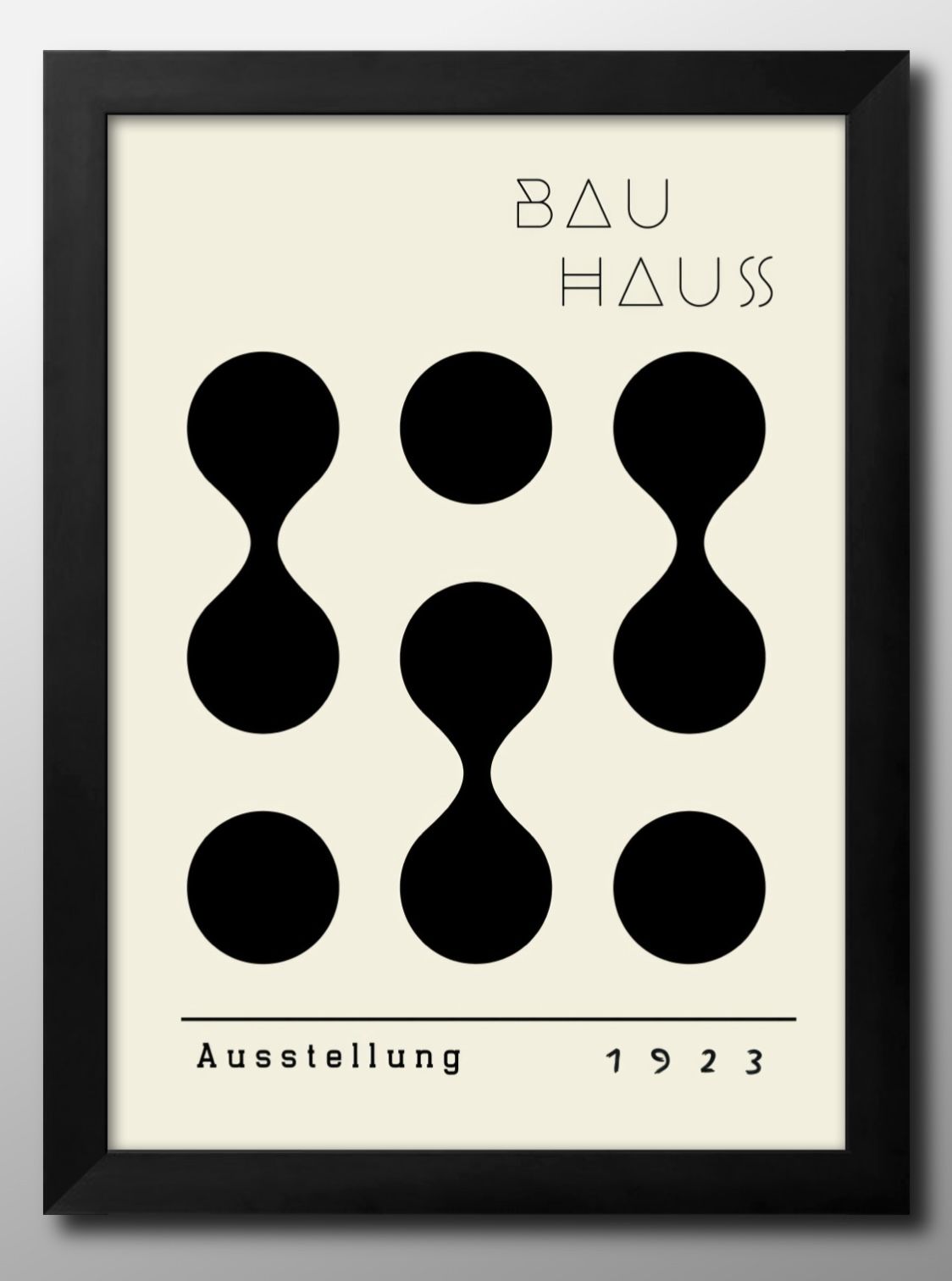 バウハウス BAUHAUS モダン A3 サイズ ポスター アート おしゃれ 絵画 インテリア 北欧 イラスト マット紙 艶消し アートパネル 額 フレーム デ...