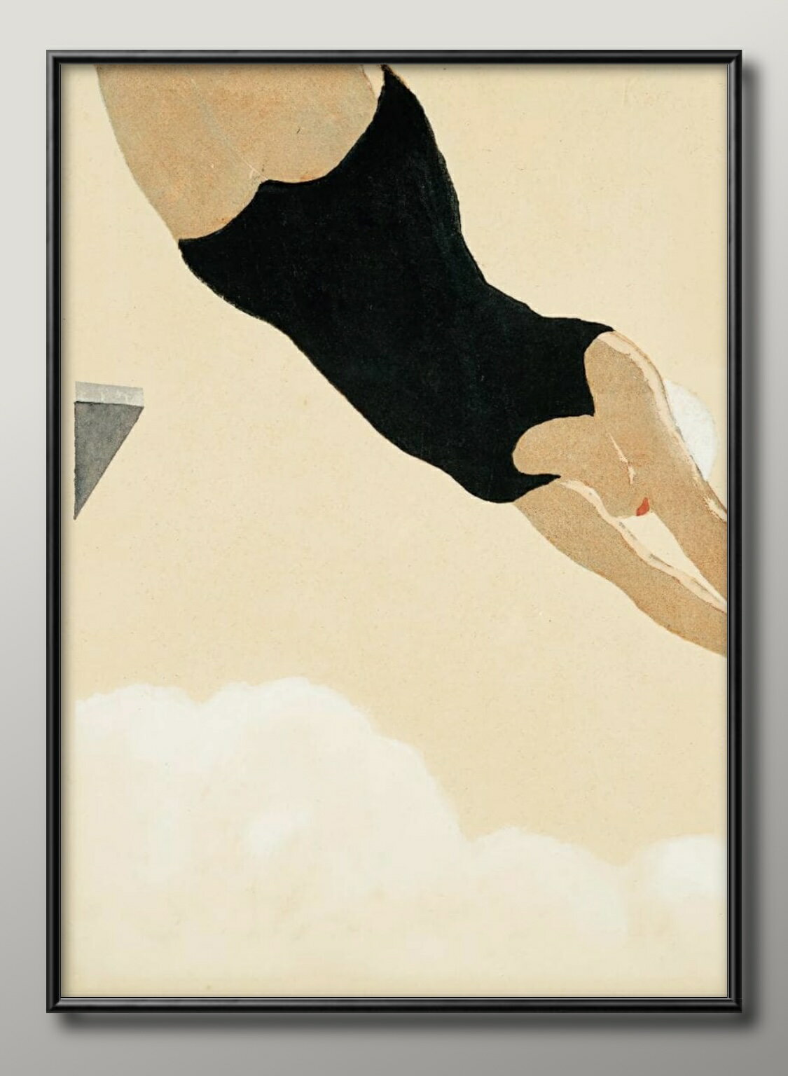 恩地孝四郎 モダン A3 サイズ ポスター アート おしゃれ 絵画 インテリア 北欧 イラスト マット紙 艶消し アートパネル 額 フレーム デザイン 壁掛け ...