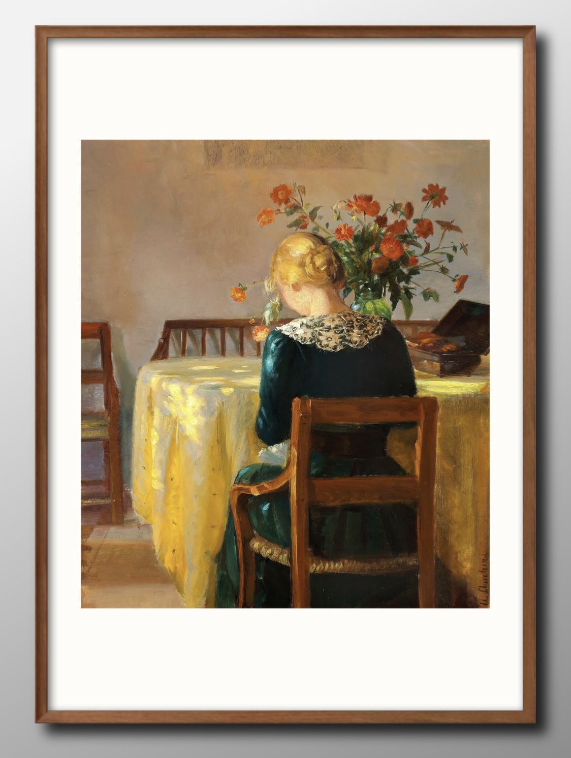 アンナ アンカー A3 サイズ ポスター アート おしゃれ 絵画 インテリア 北欧 イラスト マット紙 艶消し..