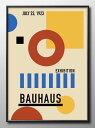 バウハウス BAUHAUS A3 サイズ ポスター アート おしゃれ 絵画 インテリア 北欧 イラスト マット紙 艶消し アートパネル 額 フレーム デザイン 壁掛け ギフト 新築祝い ディスプレイ 速達 送料無料