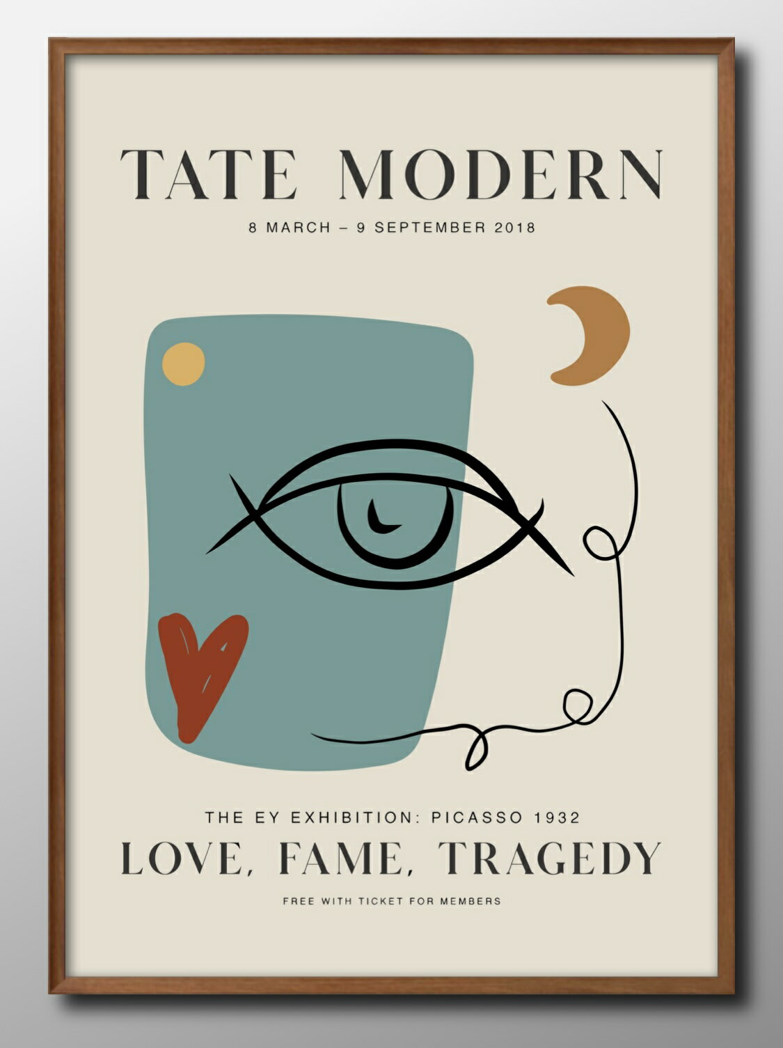 パブロ ピカソ A3 サイズ ポスター アート おしゃれ 絵画 インテリア 北欧 イラスト マット紙 艶消し アートパネル 額 フレーム デザイン 壁掛け ギフ...