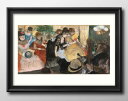 エドガー ドガ カフェコンサート A3 サイズ ポスター アート おしゃれ 絵画 インテリア 北欧 イラスト マット紙 艶消し アートパネル 額 フレーム デザ...