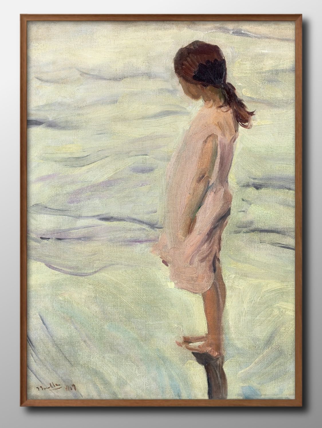 ホアキン ソローリャ A3 サイズ ポスター アート おしゃれ 絵画 インテリア 北欧 イラスト マット紙 艶消し アートパネル 額 フレーム デザイン 壁掛け...