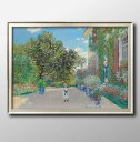 クロード モネ アルジェントゥイユの画家の家 A3 サイズ ポスター アート おしゃれ 絵画 インテリア 北欧 イラスト マット紙 艶消し アートパネル 額 フ...