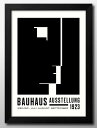 バウハウス BAUHAUS A3 サイズ ポスター アート おしゃれ 絵画 インテリア 北欧 イラスト マット紙 艶消し アートパネル 額 フレーム デザイン ...