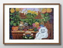 ルイス ウェイン 猫 ネコ ビンテージ A3 サイズ ポスター アート おしゃれ 絵画 インテリア 北欧 イラスト マット紙 艶消し アートパネル 額 フレーム...