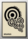 バウハウス BAUHAUS A3 サイズ ポスター アート おしゃれ 絵画 インテリア 北欧 イラスト マット紙 艶消し アートパネル 額 フレーム デザイン 壁掛け ギフト 新築祝い ディスプレイ 速達 送料無料