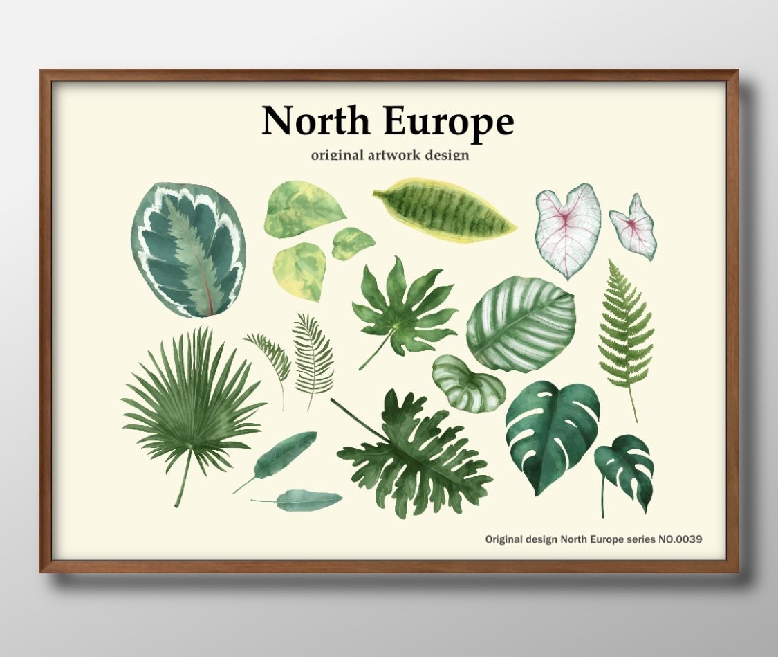 ボタニカル 植物 花 フラワー A3 サイズ ポスター アート おしゃれ 絵画 インテリア 北欧 イラスト マット紙 艶消し アートパネル 額 フレーム デザイン 壁掛け ギフト 新築祝い ディスプレイ 速達 送料無料(3)