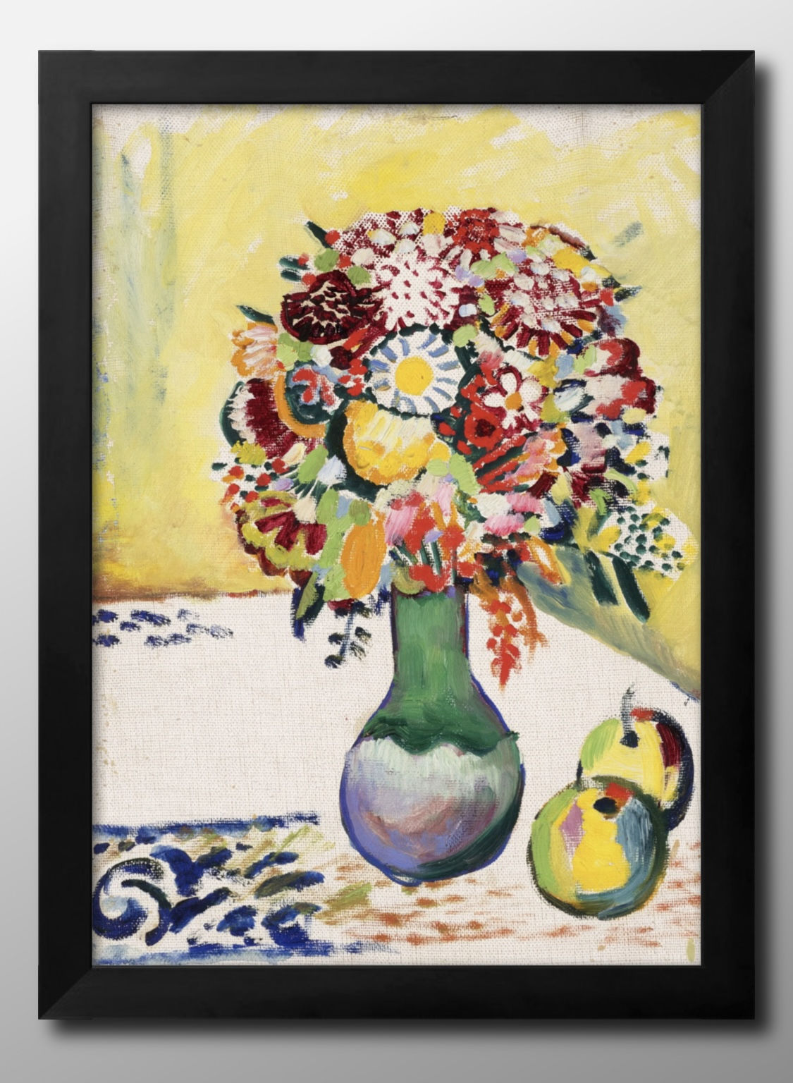 アウグスト マッケ A3 サイズ ポスター アート おしゃれ 絵画 インテリア 北欧 イラスト マット紙 艶消し アートパネル 額 フレーム デザイン 壁掛け ...