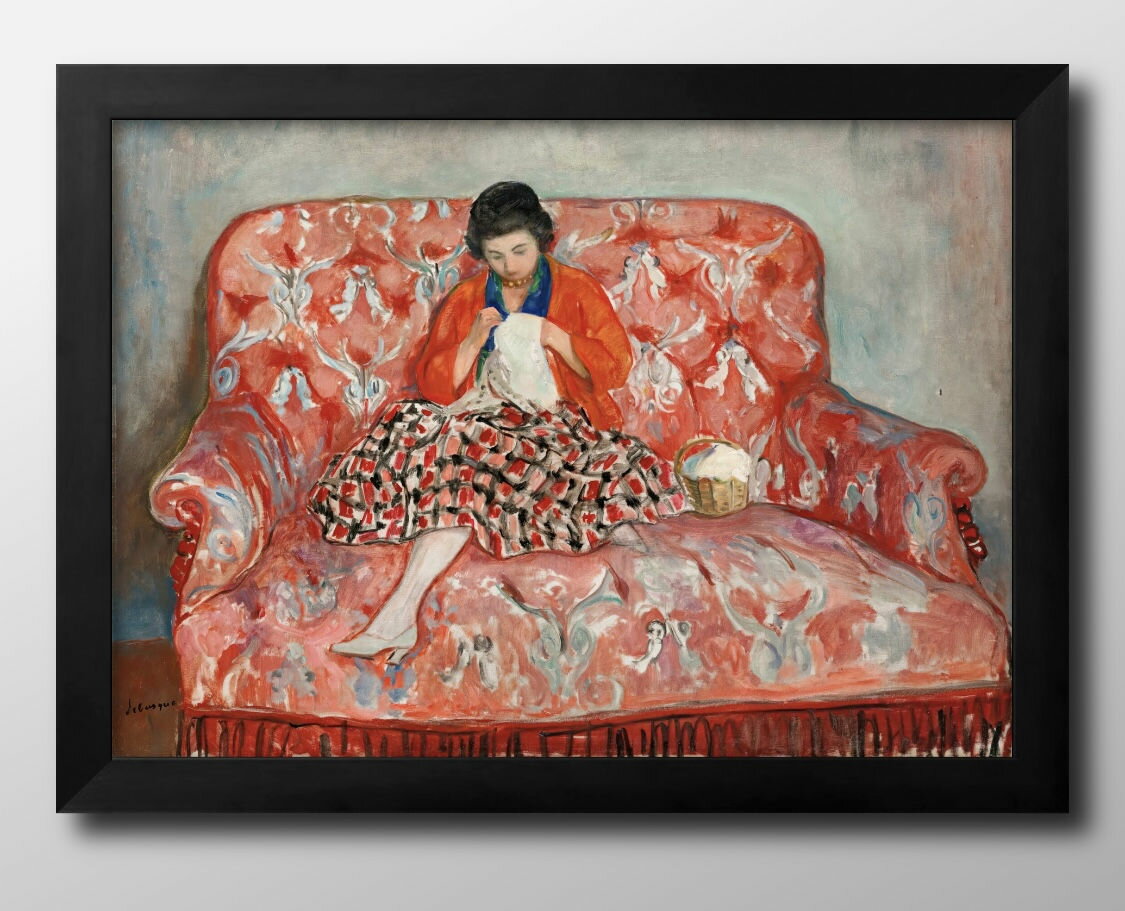 アンリ ルバスク A3 サイズ ポスター アート おしゃれ 絵画 インテリア 北欧 イラスト マット紙 艶消し アートパネル 額 フレーム デザイン 壁掛け ギ...