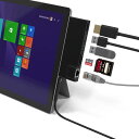 Microsoft Surface Pro4 Pro5 Pro6用USB 3.0 ハブ ミニDP 6ポートアダプター 4K HDMI対応6in1ドッキングステー...