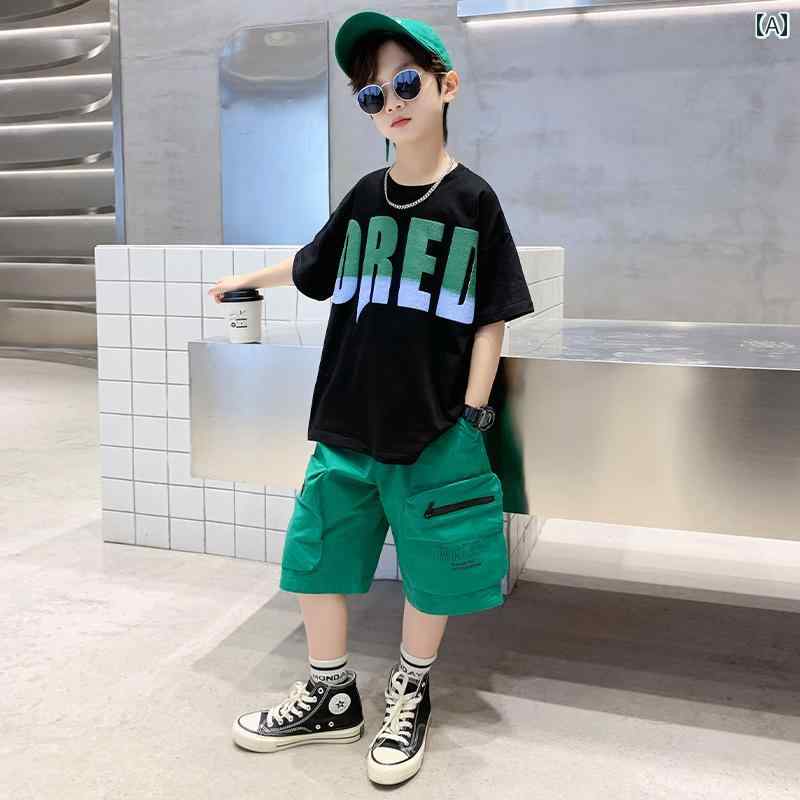 子供服 男の子 夏 スーツ 中型 大きめ 子供 男の子 夏 半袖 服 クール