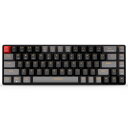 Merdia メカニカル式キーボード 68キー 無線2.4G接続 3台接続可能 スマホ用 タブレット用 US配列(2)