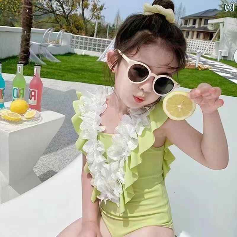 水着 女の子 キッズ 夏 海 プール リゾート かわいい ベビー ワンピース かわいい 速乾 温泉 ビーチ 韓国