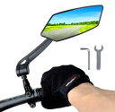 RBRL自転車バックミラー視野幅360度調節可能取付簡単(右側専用)