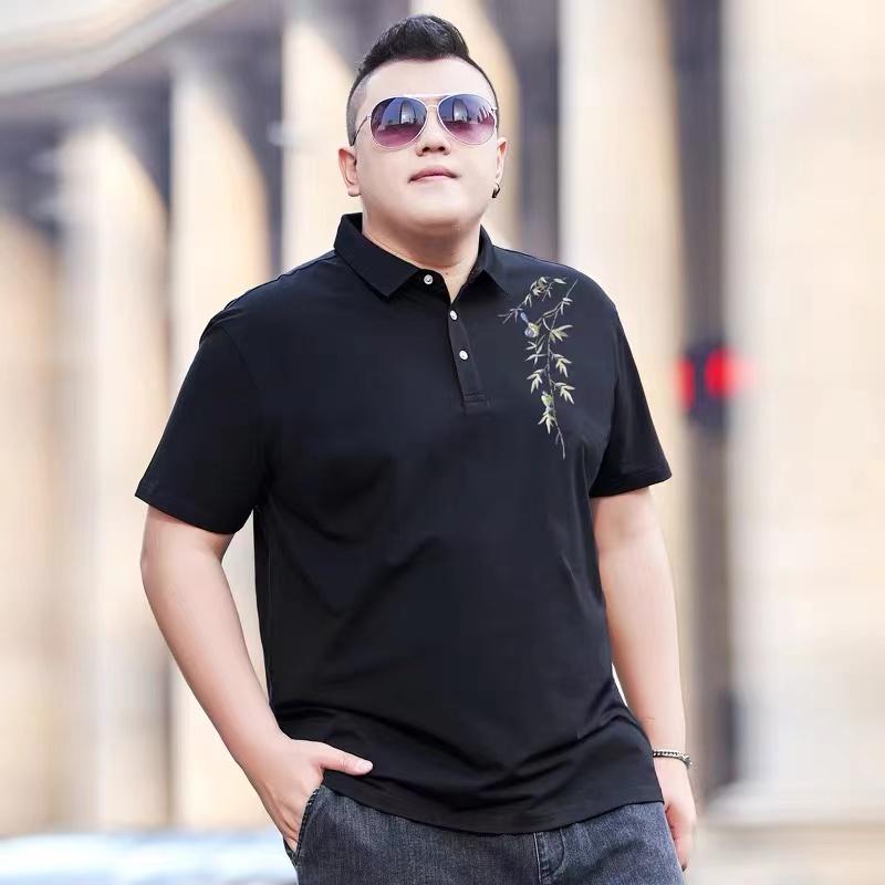ポロシャツ メンズ 夏 半袖 大きいサイズ ゆったり 中国風 襟 Tシャツ ビッグサイズ