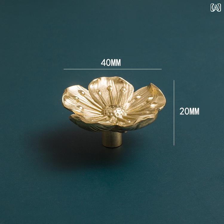 取っ手 扉 引き出し おしゃれ ハンドル 収納 インテリア DIY 家具 レトロ 銅 フレンチ ワードローブ ド..