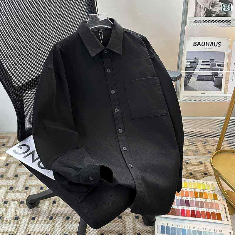 シャツ 五分袖 スタイリッシュ おしゃれ メンズ サマーウェア 紳士服 男性用 シャツ トップス レトロ 夏 スリムフィット 薄手 ホワイト ブラック