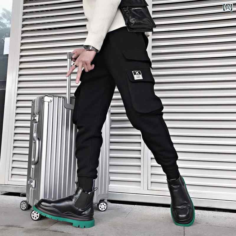 カジュアルパンツ メンズ おしゃれ 快適 トレンディ レギンス スリムフィット 足 九分丈 秋冬