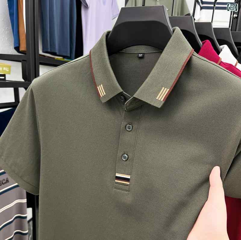 大きいサイズ Tシャツ メンズ 半袖 夏 トップス カットソー ポロシャツ スリット