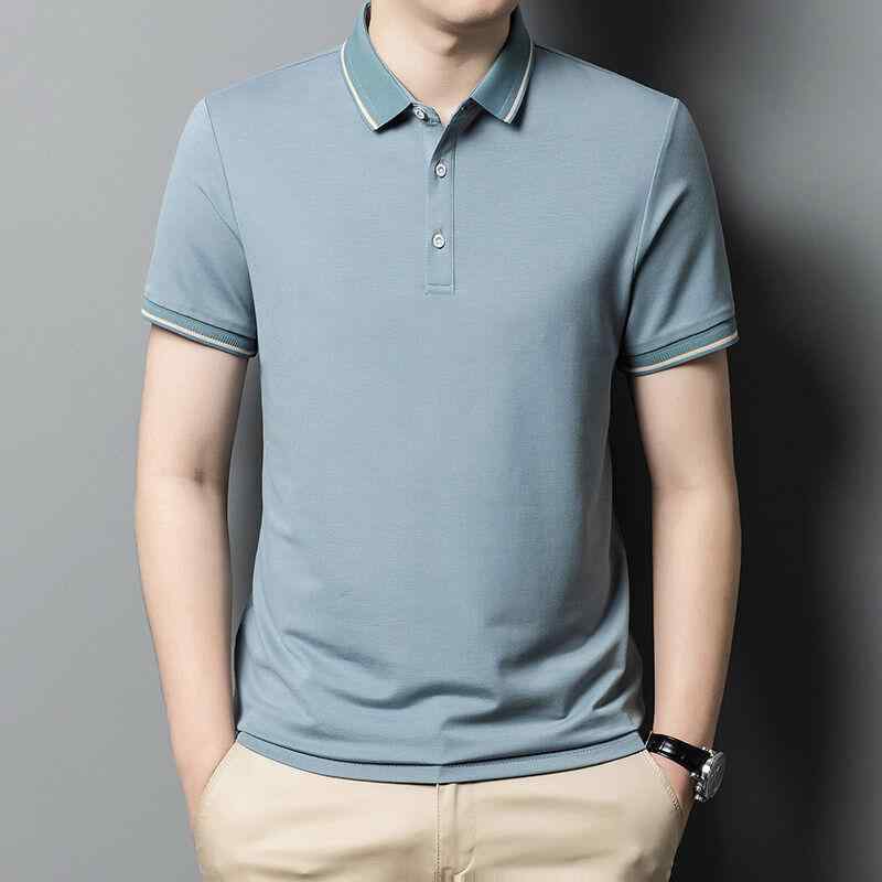 大きいサイズ Tシャツ メンズ 半袖 ポロシャツ 夏 薄手 涼しい 無地 シンプル カジュアル