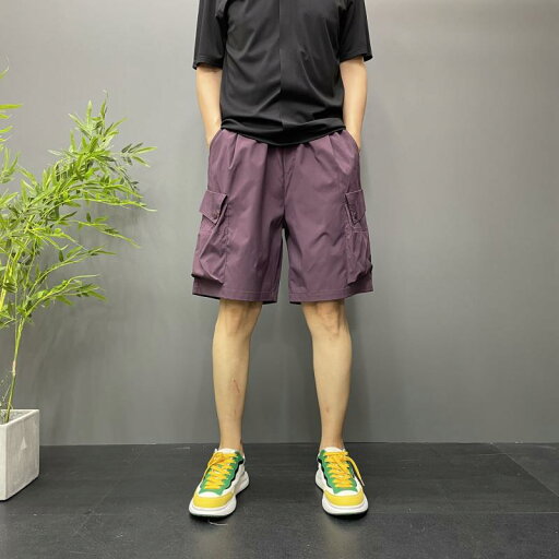 ハーフパンツ メンズ 紫 5分丈 短パン おしゃれ 大きめサイズ ゆったり ストレート スポーツ 海パン ハーフパンツ メンズ 紫 5分丈 短パン おしゃれ 大きめサイズ ゆったり ストレート スポーツ 海パン
