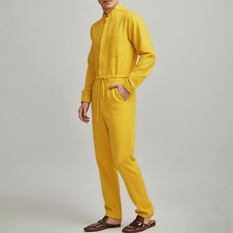 オーバーオールメンズ長袖つぎや普段着着