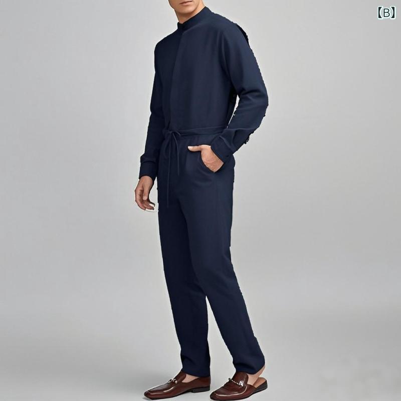 オーバーオールメンズ長袖つぎや普段着着