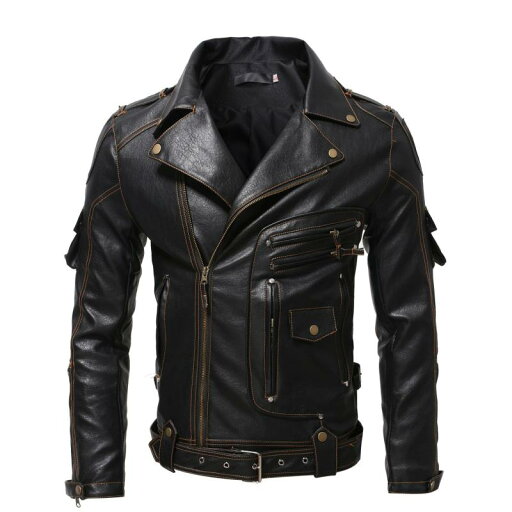 ジャケット メンズ レトロ ライダース バイク ジップアップ ブルゾン アウター ジャケット メンズ レトロ ライダース バイク ジップアップ ブルゾン アウター