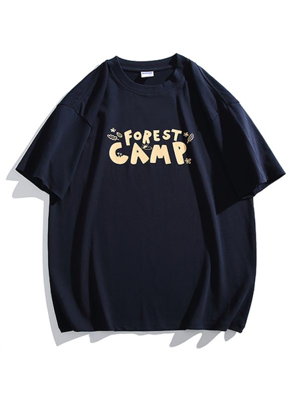 Tシャツ メンズ 夏 半袖 綿 リラックス ストリート カジュアル