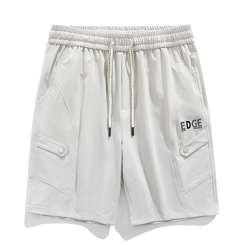 ショートパンツ メンズ 夏 快適 ゆったり ストレート ドローストリング カジュアル ハーフパンツ 5分丈 膝上